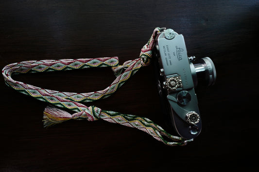 The Lotus flowers camera strap  [One-of-a-kind item]