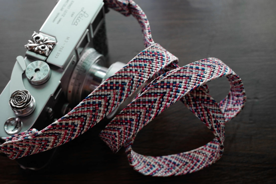 Tricolor Camera Strap [One-of-a-kind item]