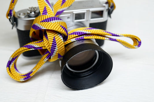 The Tricolor camera strap / color customization [One-of-a-kind item]