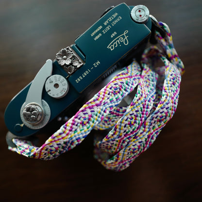 [Made-to-order]Natsu-Matsuri. Japanese Summer Festival Camera Strap / Hand braiding Silk Kumihimo