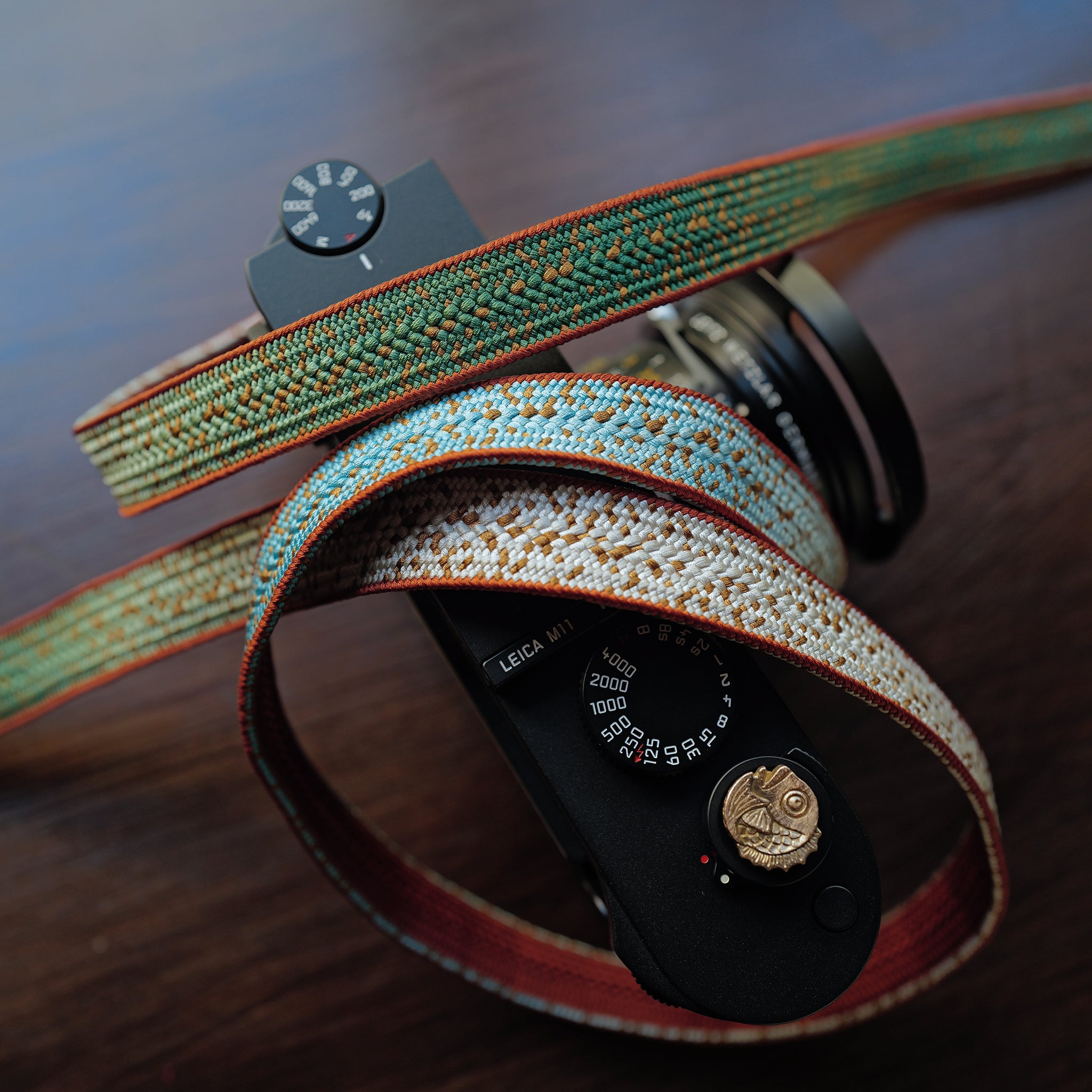 Strong Two-layer camera strap – Ninja Geisha / Keiko Kumihimo