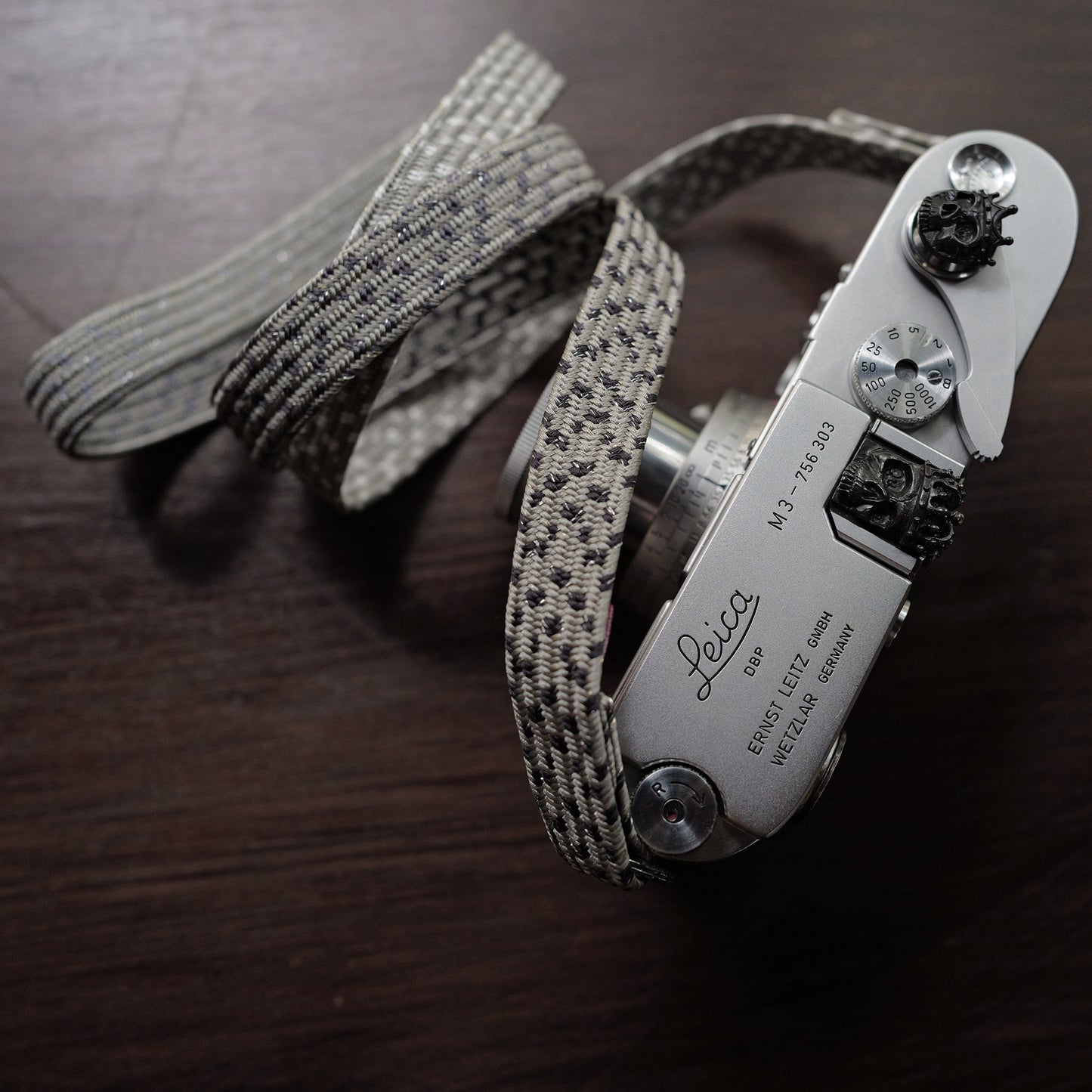 [Made-to-order] 枯山水 Camera Strap -Japanese Dry Landscape Garden-  / Hand braiding Silk Kumihimo