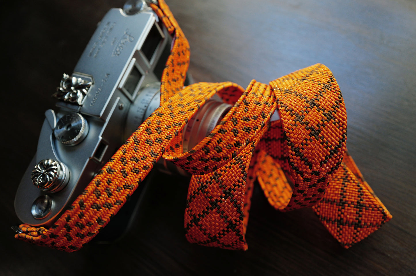 [Made-to-order]  獅子 Leo Camera Strap / 相撲 Sumo collection / Hand braiding Silk Kumihimo