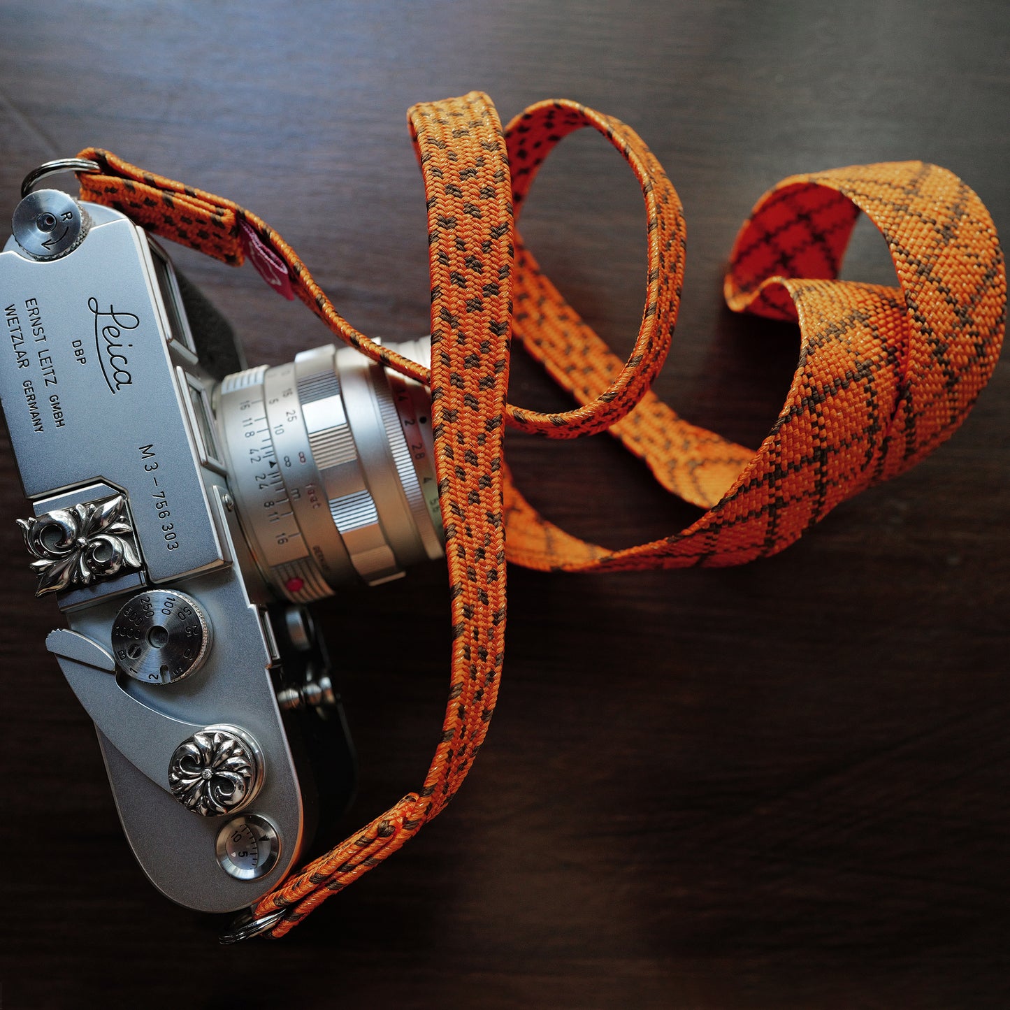 [Made-to-order]  獅子 Leo Camera Strap / 相撲 Sumo collection / Hand braiding Silk Kumihimo