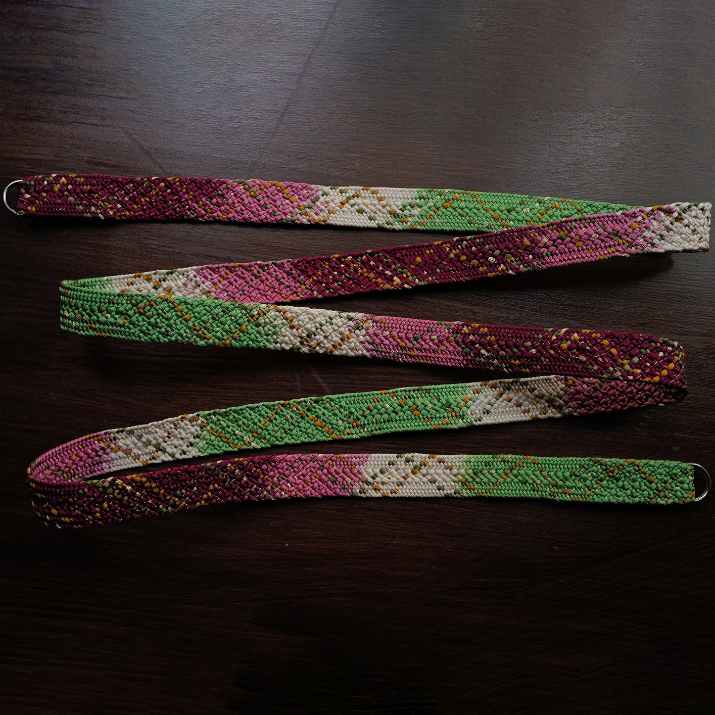 [One of a kind]  The Eternal Seasons of Asuka Camera Strap / Hand braiding Silk Kumihimo