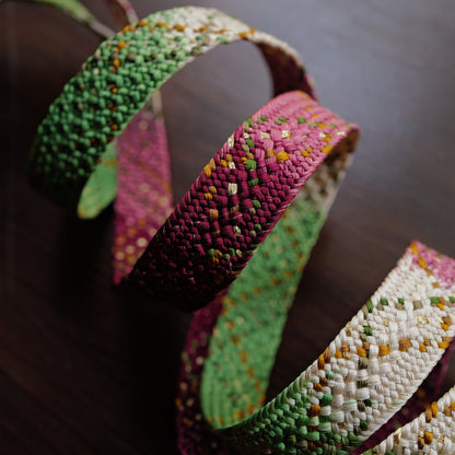 [One of a kind]  The Eternal Seasons of Asuka Camera Strap / Hand braiding Silk Kumihimo