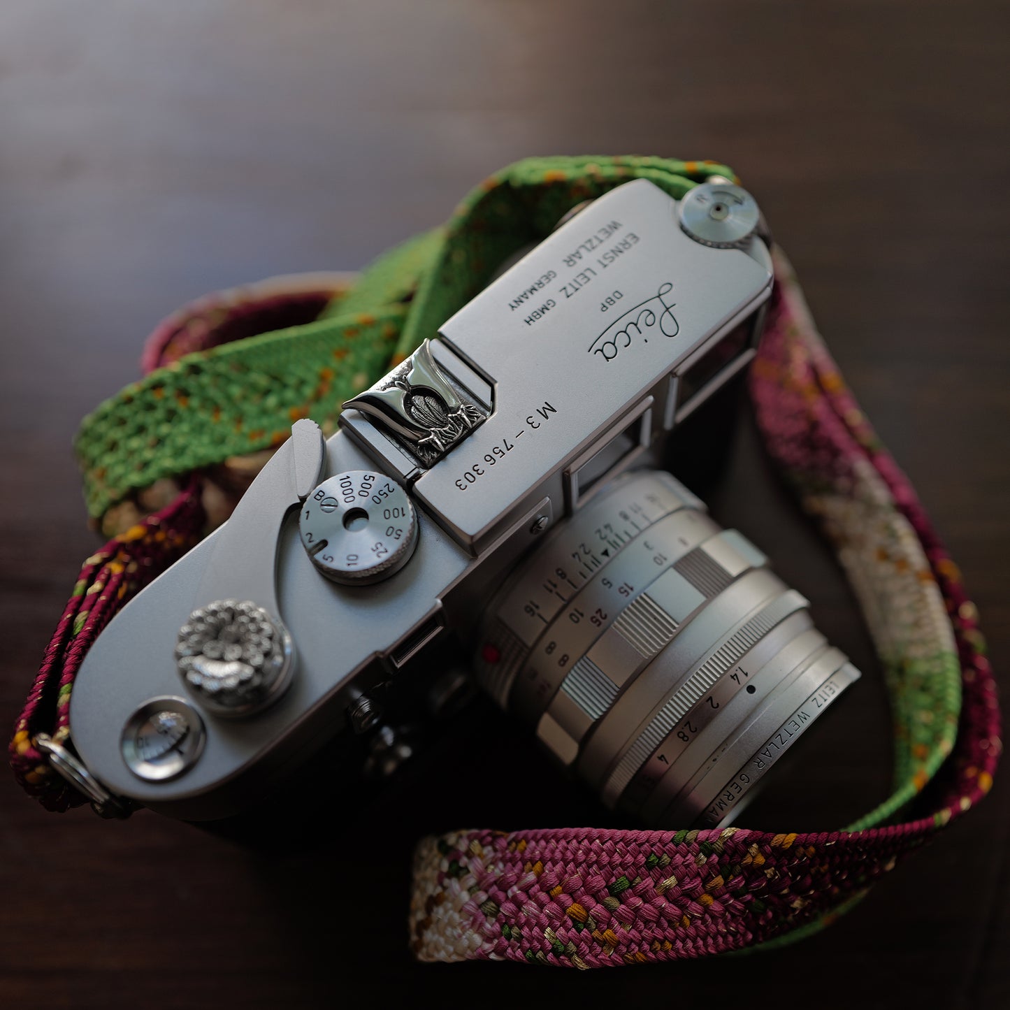 [One of a kind]  The Eternal Seasons of Asuka Camera Strap / Hand braiding Silk Kumihimo