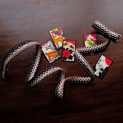 [Made-to-order]鶴 Tsuru - Auspicious Camera Strap / Hand braiding Silk Kumihimo