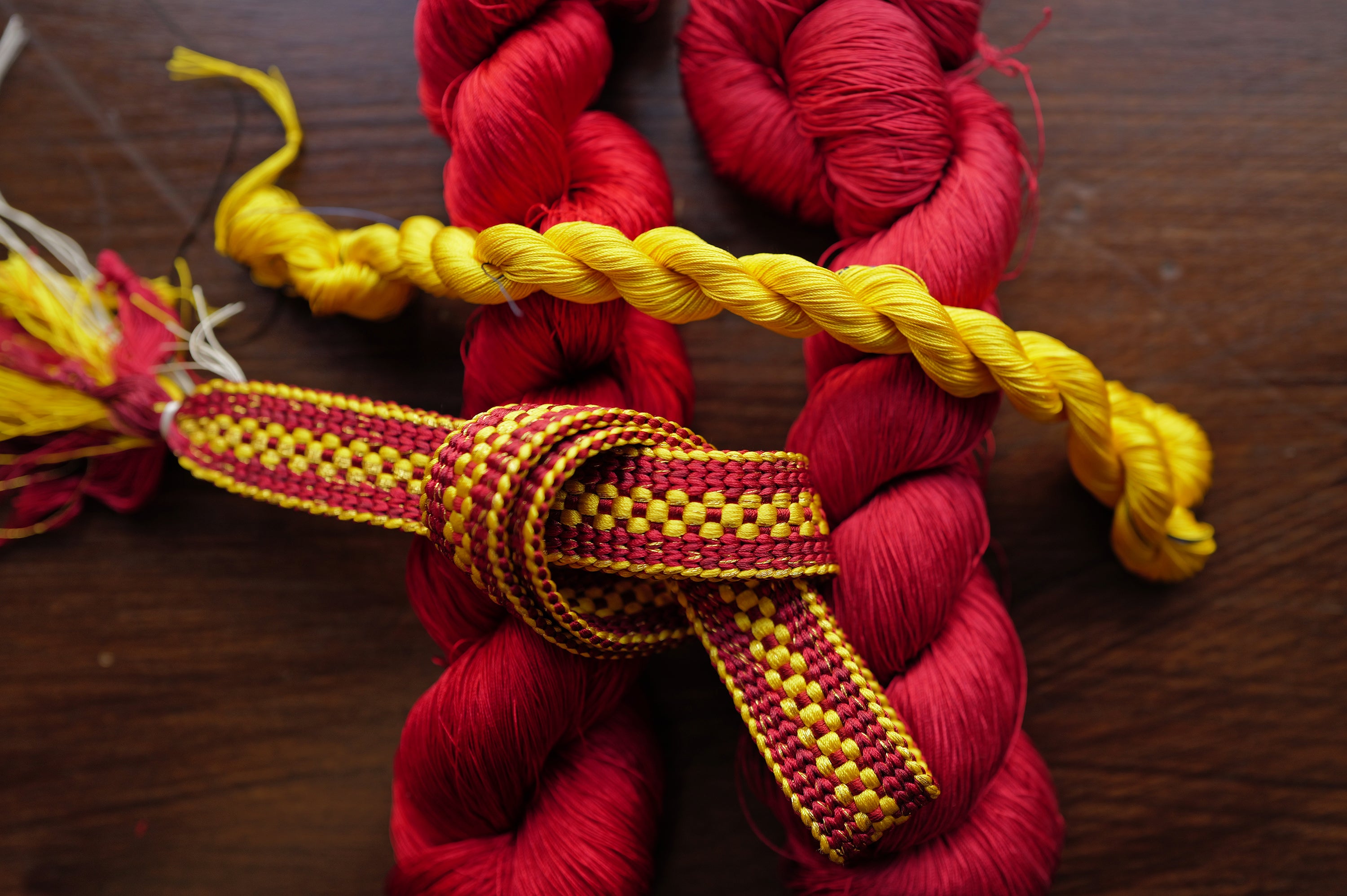 Camera Strap – Ninja Geisha / Keiko Kumihimo - Hand braiding silk art-