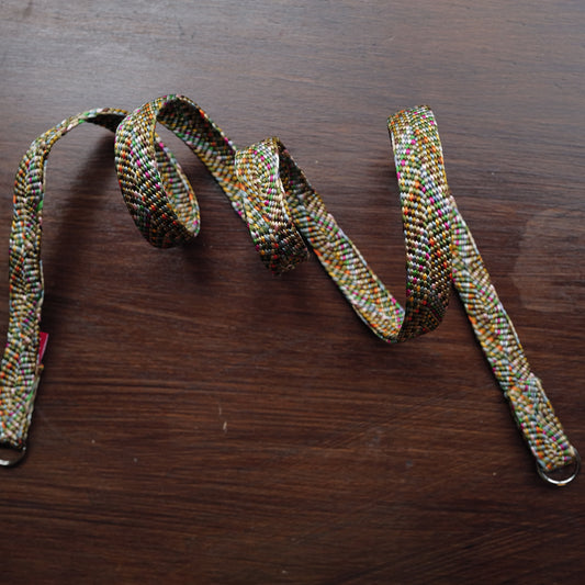 [Made-to-order] Parisian Cobblestones Camera Strap / Hand braiding Silk Kumihimo