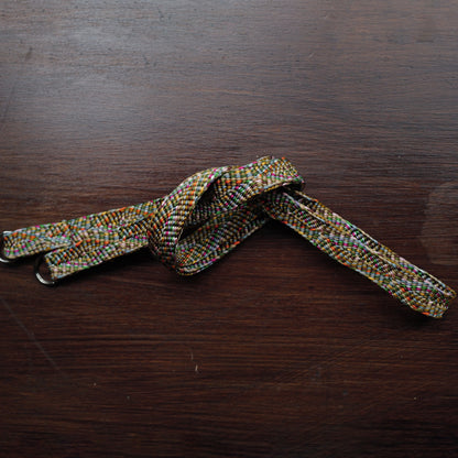 [Made-to-order] Parisian Cobblestones Camera Strap / Hand braiding Silk Kumihimo