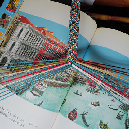 [Made-to-order] Grand Canal - Venice - Camera Strap / Hand braiding Silk Kumihimo