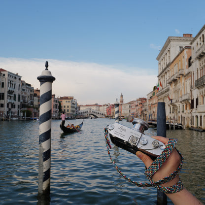[Made-to-order] Grand Canal - Venice - Camera Strap / Hand braiding Silk Kumihimo