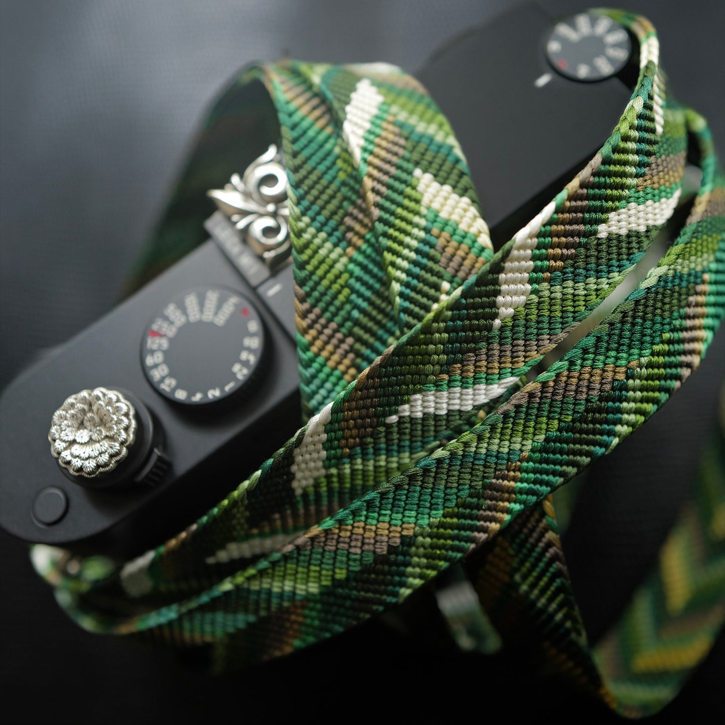 [Limited to Three ] Bonsai Camera Strap / Hand braiding Silk Kumihimo