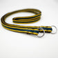 [Ready-made] Camera Strap / Hand braiding Silk Kumihimo/ Indigo and Brass colors/ 97cm