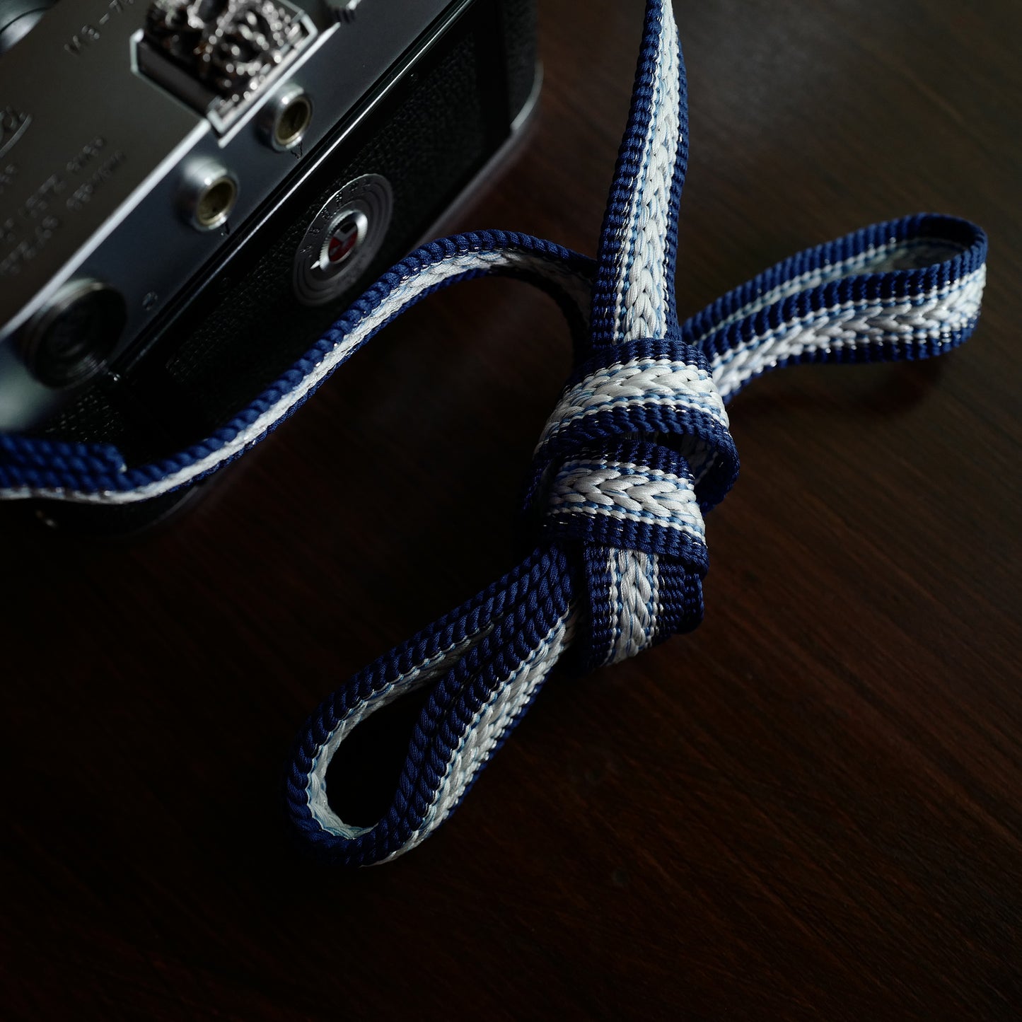 [Made-to-order] Mt.Fuji 富士山 Camera Strap / Hand braiding Silk Kumihimo / Blue and white